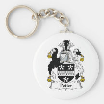 Potterfamiljvapensköld Nyckel Ring