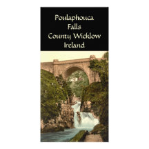 Poulaphouca nedgångar, ståndsmässiga Wicklow Anpassade Foto Kort