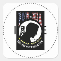 POW/MIA KLISTERMÄRKE
