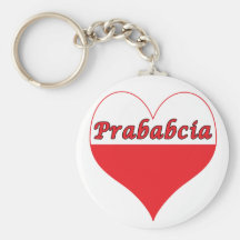 Prababcia polsk hjärta nyckelring