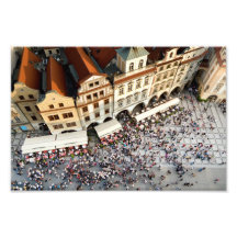 Prague kvadrerar den gammala townen foto
