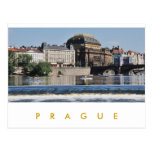 Prague - medborgareTheatre Vykort