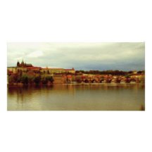 Prague slott anpassade foto kort