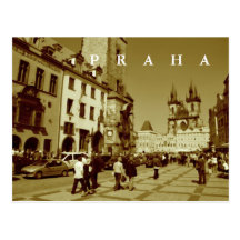 Prague tjeckisk republik vykort