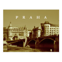 Prague tjeckisk republik vykort