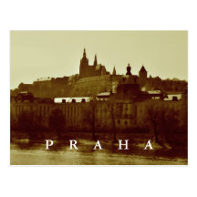 Prague tjeckisk republik vykort