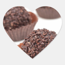 Pralines Hjärtklistermärken