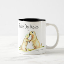 Präriehunden kysser kaffemuggen
