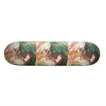 Pre-Raphaelitekvinnorna som målar skateboarden