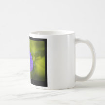 Precis en blomma - blåttblomma 006 kaffe mugg