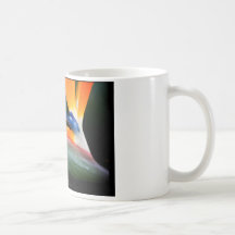 Precis en blomma - Strelitziablomma 013 Kaffe Mugg