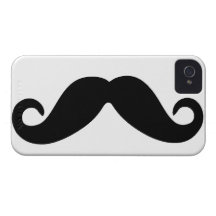 Precis en mustasch iPhone 4 cover
