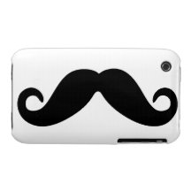 Precis en mustaschiphone case iPhone 3 case