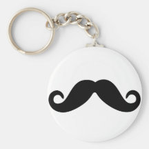 precis en mustaschkeychain nyckel ringar