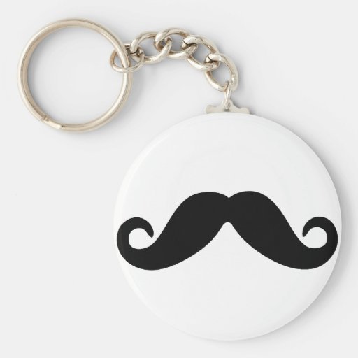 precis en mustaschkeychain nyckel ringar
