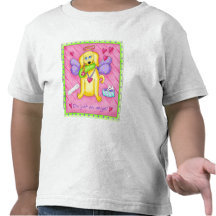 Precis lurar en ängel utslagsplatsskjortan t-shirt