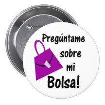 Preguntame Sobre Mi Bolsa knäppas Pins
