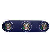 President av Amerikas förenta stater som förenas Skateboard