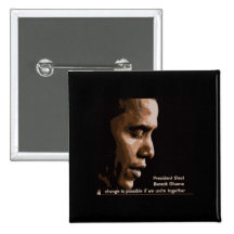 President Barack Obama 2009 Knappar