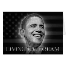 President Barack Obama - bo drömmen Hälsningskort