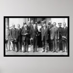 President Coolidge och Herbert Hoover 1923 Affisch