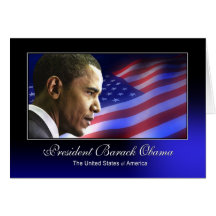 President (patriotiska) Barack Obama, Hälsnings Kort