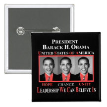 PRESIDENT RÖDA BARACK OBAMA - KNAPP