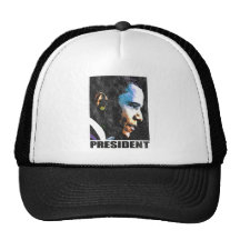 PresidentBarack Obama vintage Trucker Keps