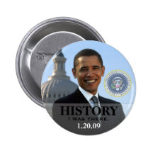 PresidentObama historia 1/20/09 - jag var där! Pins