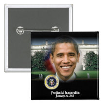 PRESIDENTOBAMA invigning 2013 Knappar Med Nål