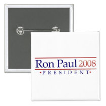 Presidents- Ron Paul 2008 knäppas knappar