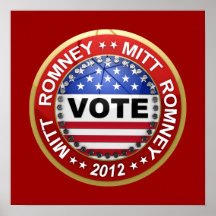 Presidentval Mitt Romney 2012 Affischer