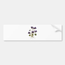 Pressande blommadesign bildekal
