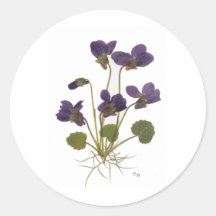 Pressande blommadesigner klistermärke