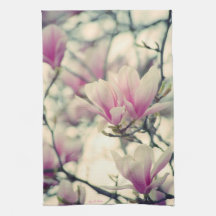 Pretty in pink - smaller blossoms handtuch