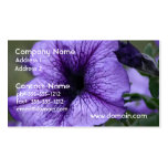 Pretty Purple Petunia Business Cards