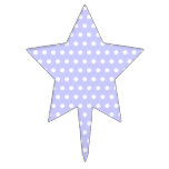 Pricker den purpurfärgade polkaen för vit och för  cake topper