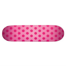 Pricker den rosa polkaen för skateboarden