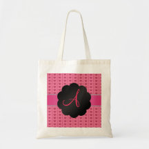 Pricker rosa hjärtor för Monogram och Kassar