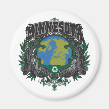 Prideåtervinna Minnesota Magneter För Kylskåp
