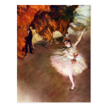Prima Ballerina; Rosita Mauri, stjärnan Degas by Vykort