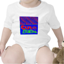 Primära färger för gullig baby body för baby