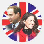 Prince William & Kate Middleton klistermärkear