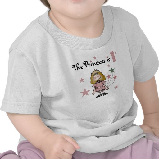 Princess 1st födelsedag t shirt