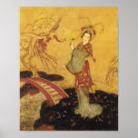 Princess Badoura vid den Edmund Dulac affischen