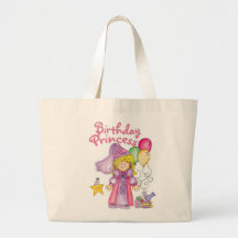 Princess Födelsedag Flicka Tote Bag
