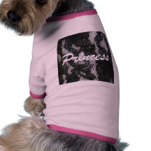 Princess Förfölja Tshirt Hund Tee