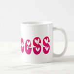 Princess i hjärtor kaffe koppar