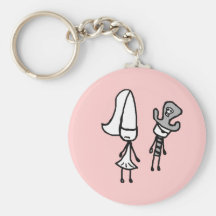 Princess- & piratklotter nyckel ringar