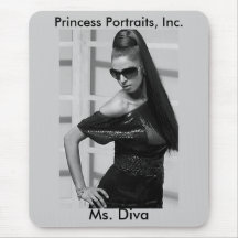 Princess Porträtt, Inc. "Ms. Diva" Mousepad Musmattor
